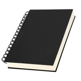 Yarotm Notebook A5 Dotted - 1 PC Spiral Binding Notepad 14 x 21 cm - 240 Pages Spiral Notebook A5 Notebook - 100 GSM Dotted 5 mm Diary - Black College Pad Notepad A5 Hardcover