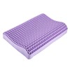 Purple Memory Foam Contour Pillow with Breathable Air Layer, Water