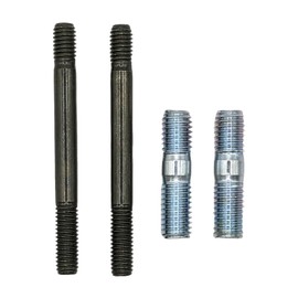 RedCap Cylinder Head Studs & Exhaust Nuts M6-1.0x63 M8-1.25x32 for 170cc GY6 Type K-Block Engines Compatible with Gy6 169cc & 200cc Engines TANK 200 TaoTao Bull 200 57mm Stud Spacing