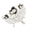 Serving Bowl European Style Retro Elegant Alloy Fruit Bowl for