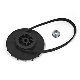 WH03X32217 Washer 1/2 HP Motor Pulley and Nut with WH01X24180 Belt Compatible with GE, Replacement for WH07X24182 WH49X25377 4975025 AP7018598 PS16554753 EAP16554753