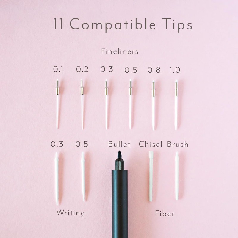 Tom's Studio Lumos Pro Single Tip (Matte Black) | Refillable