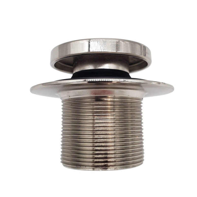 Westbrass Tip Toe 1-3/8" NPSM Fine Thread Bath Drain, Satin