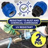 2 Pieces Sleeve Ø 32 mm x 1″ with Male