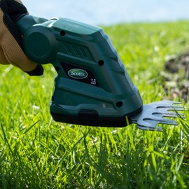 Scotts Outdoor Power Tools LSS10172S 7.2-Volt Lithium-Ion Cordless Grass Shear/Shrub Trimmer Combo, Green