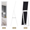 HOMCOM Full Length Glass Mirror, Freestanding or Wall Mounted Dress