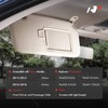 A-Premium Left & Right Sun Visor with Mirror - Compatible