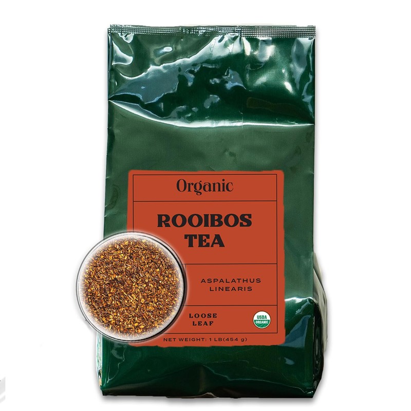 Worldwide Botanicals Organic Red Rooibos Tea – 1lb - 100%