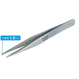 Hozan PP-133 Hybrid Series Tweezers, Plate Thickness: 0.09 inch (2.3 mm), High Strength Tweezers, Combines Precision and Rigidity, Tip Width 0.05 inch (1.2 mm)