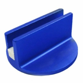 xi419551 Performence Universal Magnetic Jack Pad Pinch Weld Frame Rail Adapter Blue