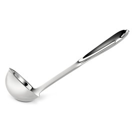 All-Clad Specialty Stainless Steel Kitchen Gadgets Soup Ladle Kitchen Tools, Kitchen Hacks Silver