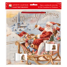 Santa's Sleigh advent calendar (with stickers)