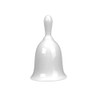 Holst Porzellan CC 104 Table Bell 10 cm, White, 5.5