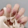 XUZOO Nail Tip, 3D Nails, Short, Long, Cute, Floral Pattern,