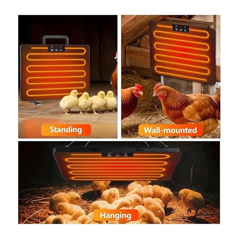Chicken Coop Heater, Safe Radiant Space Heat Energy Chick Pet