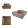 Square Wooden Open Display Presentation Box | 16 x 16