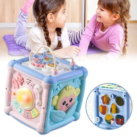 Sorter Toys Hexahedron Shaped Building Blocks and Sorting Toy Early Educational Toy for Girl Boys Birthday Gift