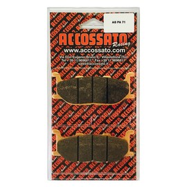 ACCOSSATO Brake Pad agpa71st, Yamaha > XVS 950 A Midnight Star, 950 (2009), Yamaha > XVS 950 A Midnight Star, 950 (2009)