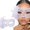 Blindery Silicone Masquerade Half face Mask Costume mask Women Party