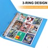Photocard Sleeves, 9 Pocket 11 Holes Double-Sided Trading Card Sleeves,
