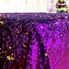 DUOBAO Reversible Sequin Fabric - 1/2 Purple to Gold Sequin