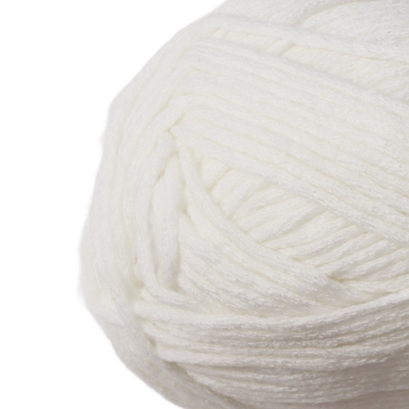 4Pcs Cotton Yarn 3mm Pure Elegant Color Soft Elastic Skin