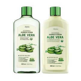 Aloe vera soothing toner + lotion set, 1 set / 알로에베라 수딩 토너+로션 세트, 1세트
