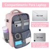 Mochila De Viaje Mujer Mochila Para Laptop 15.6 Pulgadas Antirrobo
