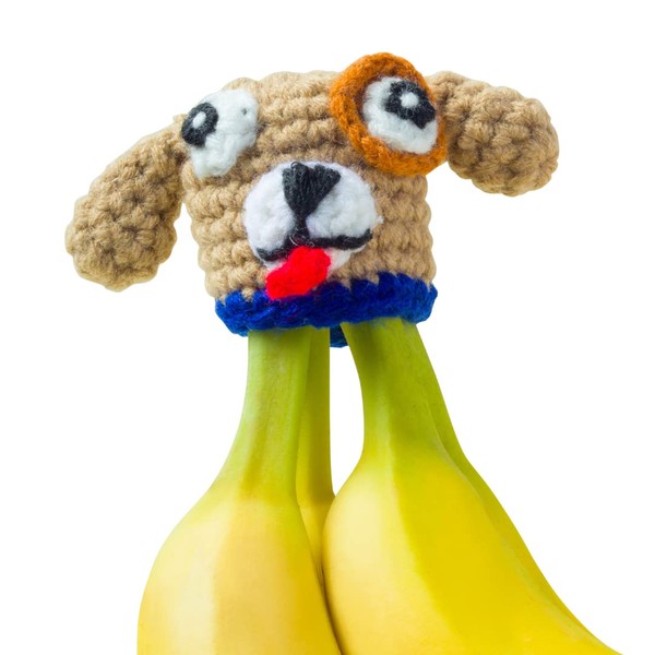 NANA HATS | Keep Bananas Fresher for Longer | As Seen on Shark Tank | Includes Standard Size BPA-Free Silicone Cap with Magnet | Dog