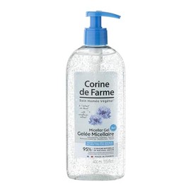 Corine de Farme - 3-in-1-Mizellengelée zum Abschminken von Gesicht, Augen und Lippen – spendet Feuchtigkeit und beruhigt – 95% natürliche Inhaltsstoffe – 400 ml
