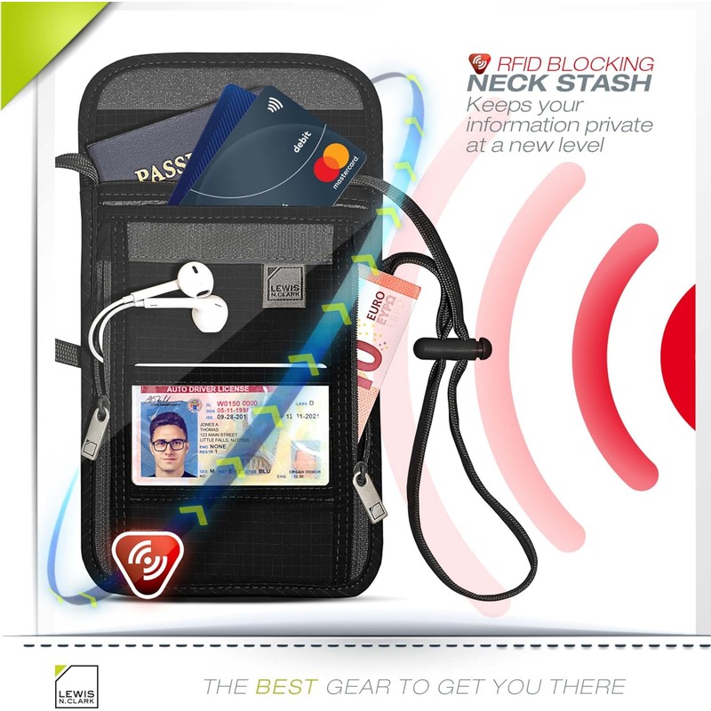 Lewis N. Clark Almacenamiento de cuello RFID