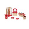 Goki 51959 Bathroom 7-Piece Dollhouse Furniture