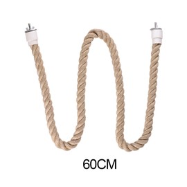 Leefasy Parrot Climbing Rope Bird Perch Stand Hanging Birds Supplies Bird Rope Perches for Cockatiels Budgie Parakeet Primary Color, M