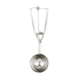 Fackelmann 645941 Ice Cream Scoop, Stainless Steel, Silver