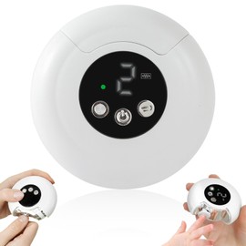 VHV Electric Nail Clipper, 2-in-1 Nail Trimmer with 360° Rotation, 3-Speed Adjustable Electric Nail Cutter with LED Light & Nail Chip Memory, Safe & Easy Nail Care for Adults, Babies, Seniors.