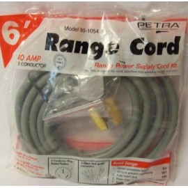 Petra 40 Amp 6 FT Range Cord 90-1054