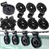 50 Plastic Clips for Sun Protection Nets Awning Clips Black
