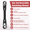 GOLD DEER 4-in-1 Reversible Ratcheting Box Wrench Set SAE 9/16"