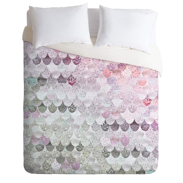 Society6 Monika Strigel Summer Mermaid Wildflower King Duvet Cover and
