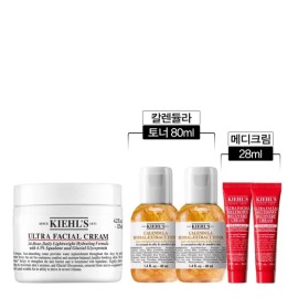 Kiehl's Face Moisturizer Cream Set 125ml, 28ml for daily skincare routines, lotion balm or gel texture, Korean Import, Beauty and Personal Care