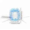 Ruffled Lace Trim Photocard Holder with Kitten Ear Design -