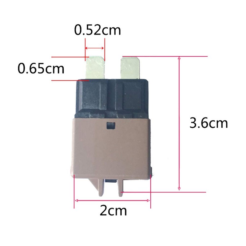 Mintice 12V/24V 25A Car Audio Inline Circuit Breaker Fuse Holder