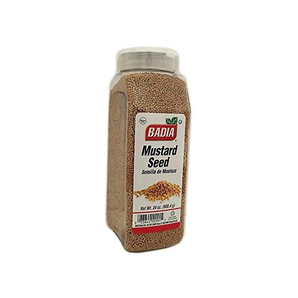Badia Yellow Mustard Seed, 24 Ounce (Pack of 6)