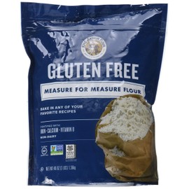 King Arthur Flour Measure for Measure Flour, Gluten Free, 3 Lb, (Pack Of 4)