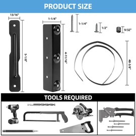 Louver Hardware Kit,Stainless Steel Deck Sunblind System for Louver Shutters and Outdoor Blinds,Louvers Hardware Set,Up to 11 Boards (48'')