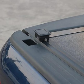 4PCS Black ABS Rear Trunk Tail Box Protective Cover Trim Fit for Ram 1500 2018 2019 2020 2021 Car Accessories