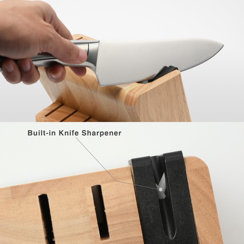 Kitchen Knife Set, Professional 13 Piece Knife Set with Block