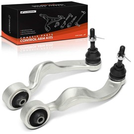A-Premium 2 x Front Rearward Upper Control Arm, with Ball Joint & Bushing Compatible with Lexus LS460 2007-2017