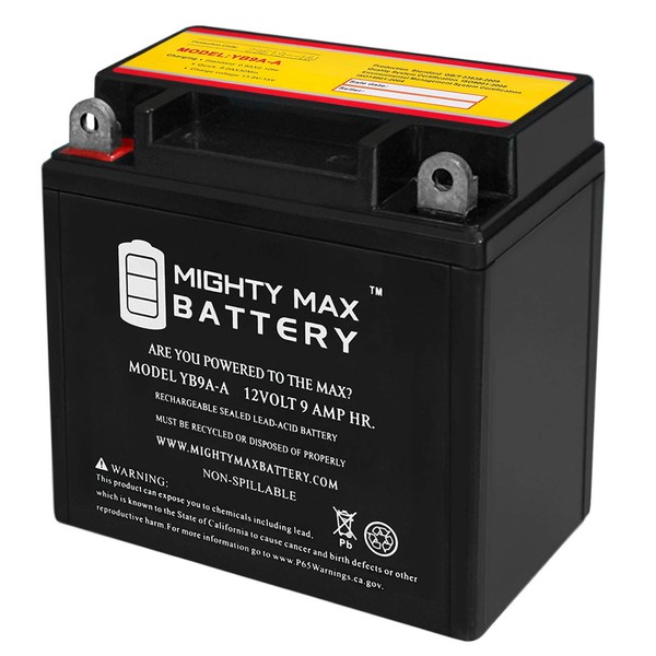 Mighty Max Battery YB9A-A 12V 9AH 130 CCA Battery Replaces