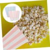 jojofuny Popcorn Storage Carnival Party Snack Buckets Portable 24pcs Paper